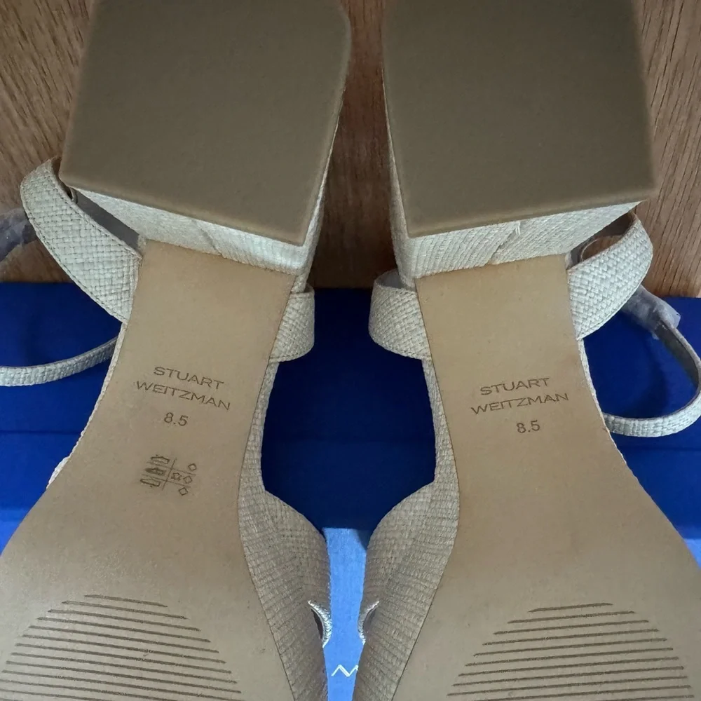 Stuart Weitzman Miami Platform Sandals Ankle Strap Heels - Picture 7 of 8